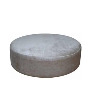 Buoyant Arc Fabric Footstool - Round - Variation Available