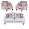 Buoyant Beatrix Fabric Sofa Set - 2+1+1 Seater - Variation Available