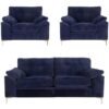 Buoyant Elsie Fabric Sofa Set - 3+1+1 Seater - Variation Available