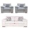 Buoyant Lara Fabric Sofa Set - 3+1+1 Seater - Variation Available
