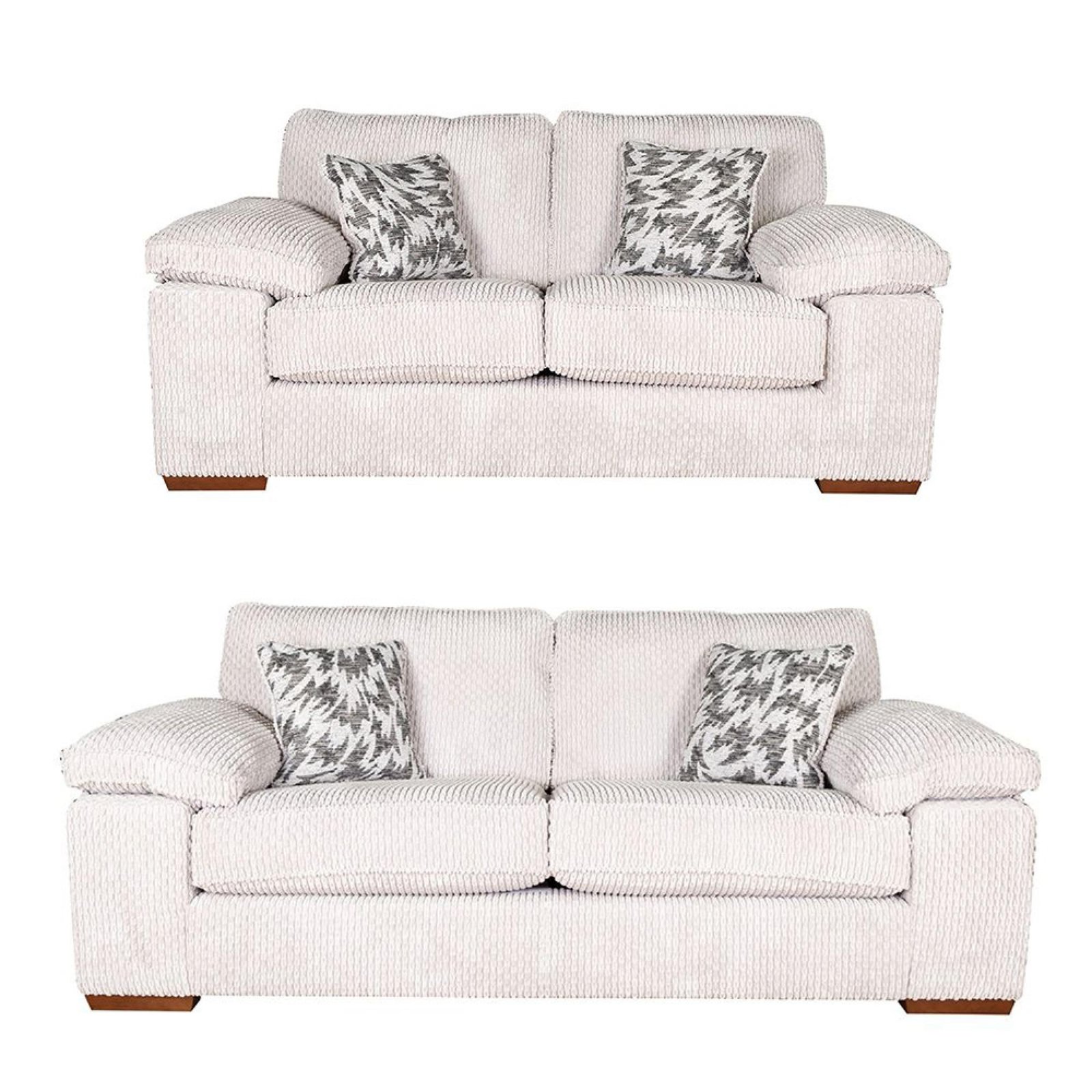 Buoyant Lara Fabric Sofa Set - 3+2 Seater - Variation Available