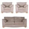 Buoyant Nicole Fabric Sofa Set - 3+1+1 Seater - Variation Available