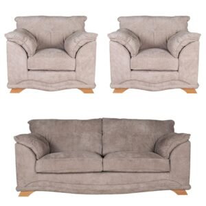 Buoyant Nicole Fabric Sofa Set - 3+1+1 Seater - Variation Available