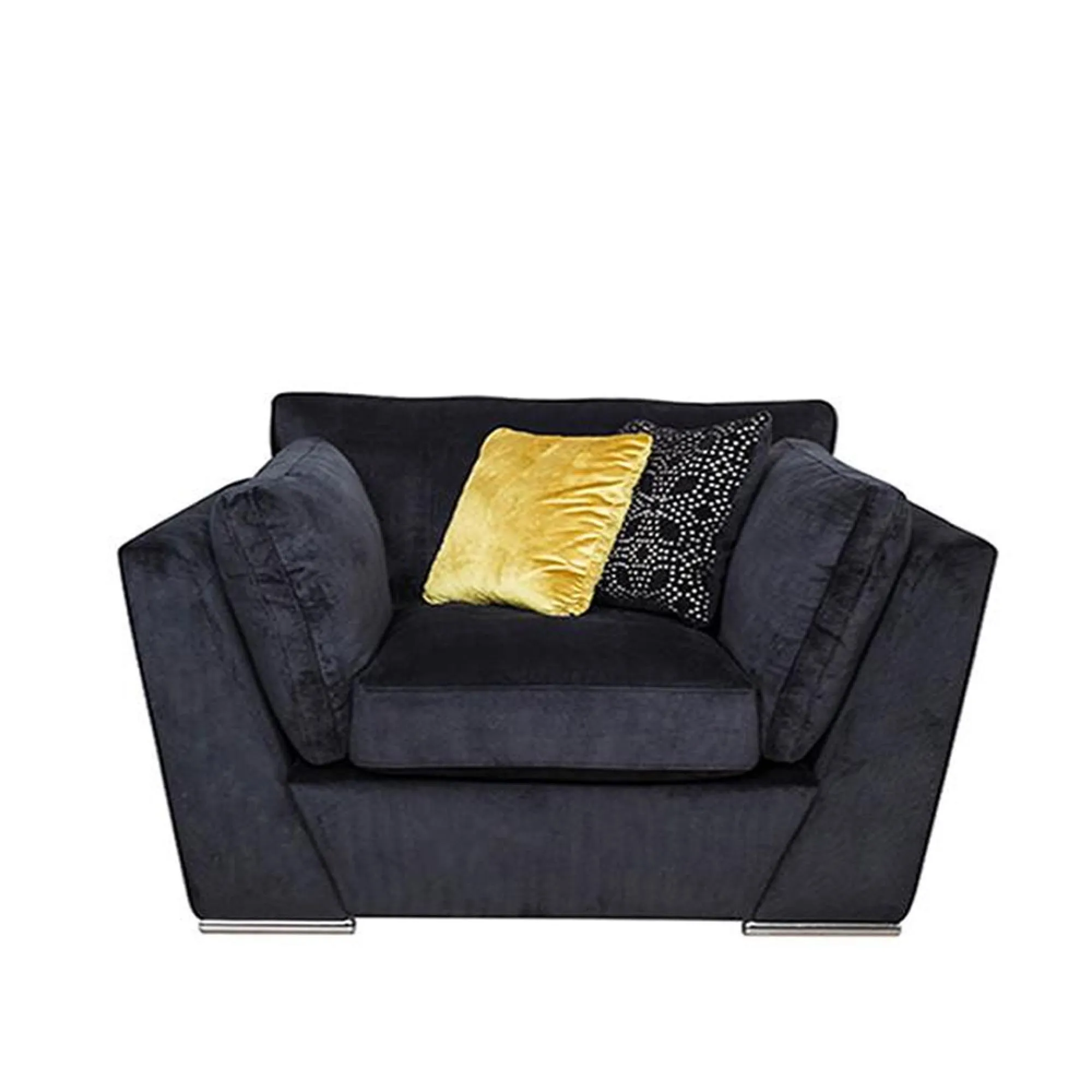 Buoyant Phoenix Fabric Love Chair - Variation Available