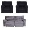 Buoyant Plaza Fabric Sofa Set - 2+1+1 Seater Recliner - Variation Available