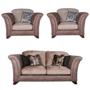 Buoyant Weston Fabric Sofa Set - 2+1+1 Seater - Variation Available