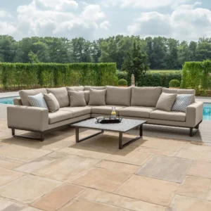 Ethos Large Corner Garden Sofa Group - Oatmeal