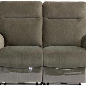 Havana Sofa - 2 Seater - Electric Recliner - Moss Green Fabric