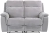 Havana Sofa - 2 Seater - Electric Recliner - Silver Grey Fabric