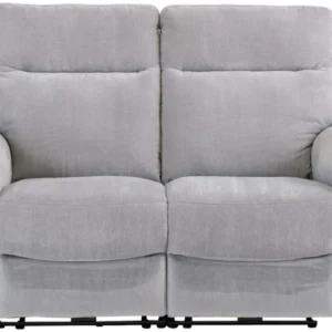 Havana Sofa - 2 Seater - Electric Recliner - Silver Grey Fabric