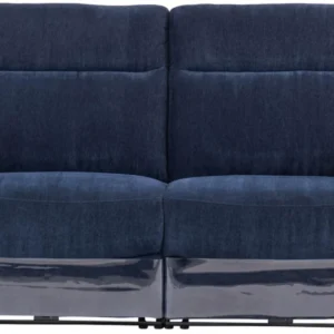 Havana Sofa - 3 Seater - Electric Recliner - Blue Fabric