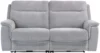 Havana Sofa - 3 Seater - Electric Recliner - Silver Grey Fabric