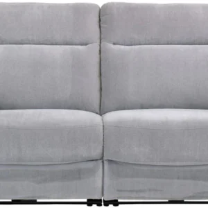Havana Sofa - 3 Seater - Electric Recliner - Silver Grey Fabric