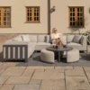 Ibiza Medium Corner Garden Sofa Set - Oatmeal