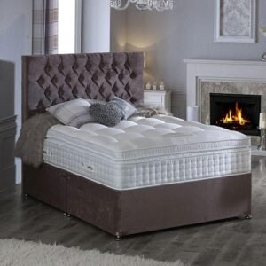 Natural Gold Divan Bed - 3500 Platform Top - Sizes Available