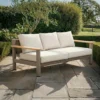Sicily Garden Sofa - 3 Seater - Cafe Latte
