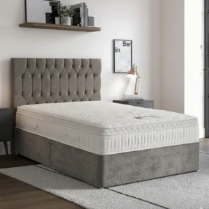 Silver Active Deluxe Divan Bed - 2800 Pocket Spring - Platform Top - Sizes Available