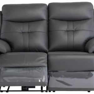 Sophia Sofa - 2 Seater - Electric Recliner - Charcoal Leather