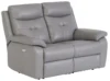Sophia Sofa - 2 Seater - Electric Recliner - Grey Leather