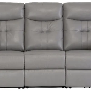 Sophia Sofa - 3 Seater - Electric Recliner - Grey Leather