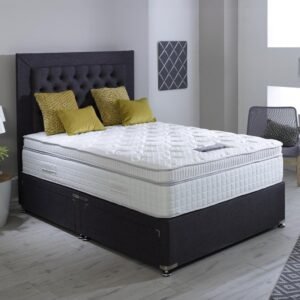 Turin Pillow Luxury Divan Bed - 2000 Platform Top - Sizes Available