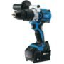 Draper D20 20V Brushless Combi Drill with 4Ah Battery and Fast Charger, Blue