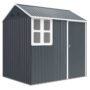 Outsunny Metal Garden Shed for Outdoor Storage