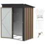 Sturdy Outsunny Lean-to Garden Shed